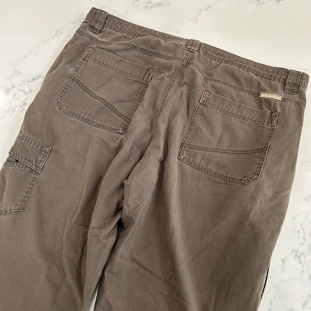 Columbia Utility Pants Mens 44x32 Brown Carpenter Relaxed Fit Workwear Outdoor